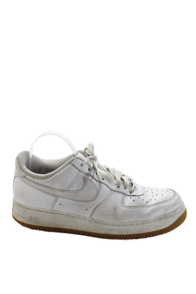 Nike Mens Air Force 1 Low-Top Platform Fashion Sneakers White Size 10.5