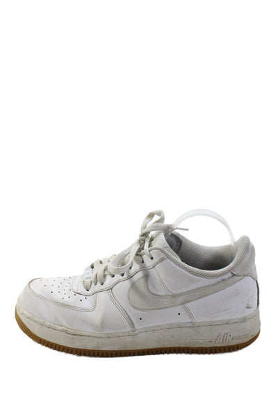 Nike Mens Air Force 1 Low-Top Platform Fashion Sneakers White Size 10.5
