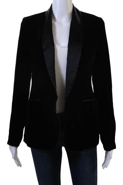 Joie Women Tuxedo Blazer Black Long Sleeve Size 2