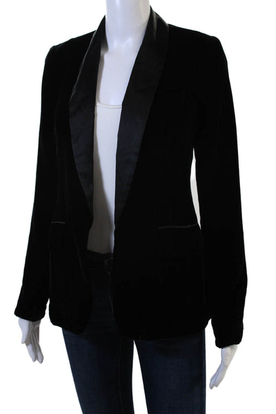 Joie Women Tuxedo Blazer Black Long Sleeve Size 2