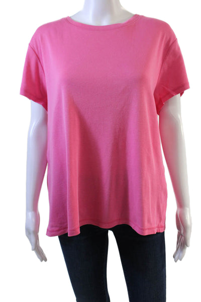 Talbots Women Basic Short Sleeve Crewneck Pima Cotton T-Shirt Size XL