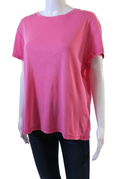 Talbots Women Basic Short Sleeve Crewneck Pima Cotton T-Shirt Size XL