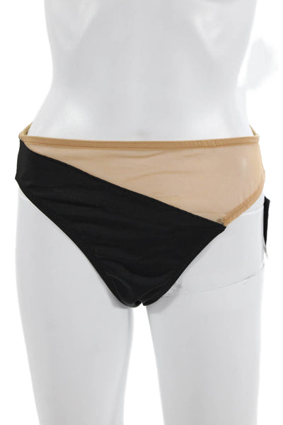 Norma Kamali Women Color Block Nylon Blend Swim Bottom Size L
