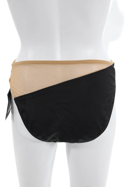 Norma Kamali Women Color Block Nylon Blend Swim Bottom Size L