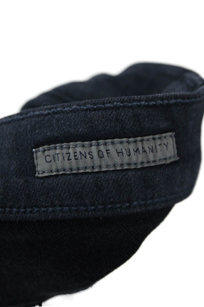 Citizens of Humanity Men Cropped Skinny Dark Blue Jeans Size 33