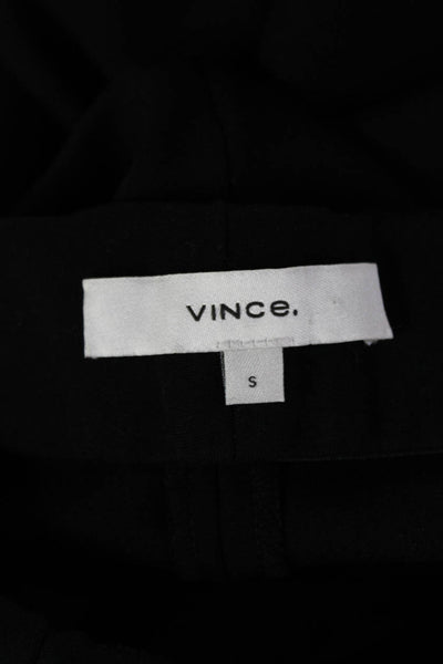 Vince Women Ankle Cropped Dress Pants Black Size S