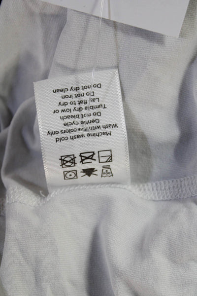 ALALA Women Basic Sleeveless Tank White Round Neck Size S