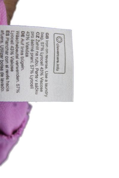 & Other Stories, Women A-Line Sundress Purple Sq Neck Short-Sleeve Size 2