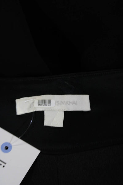 Jonathan Simkhai Women Dress Pants Black Hook & Eye Size 26