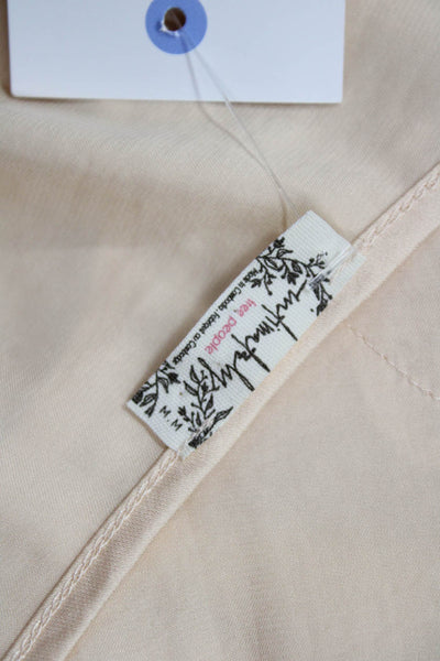 Intimately Free People Womens V-Neck Beige Camisole Polyester Size M