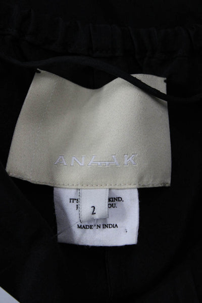 Jonathan Simkhai Women Dress Pants Black Hook & Eye Size 26