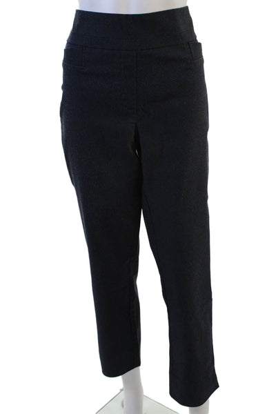Renuar Women Ankle Cropped Dress Pants Black Size 12