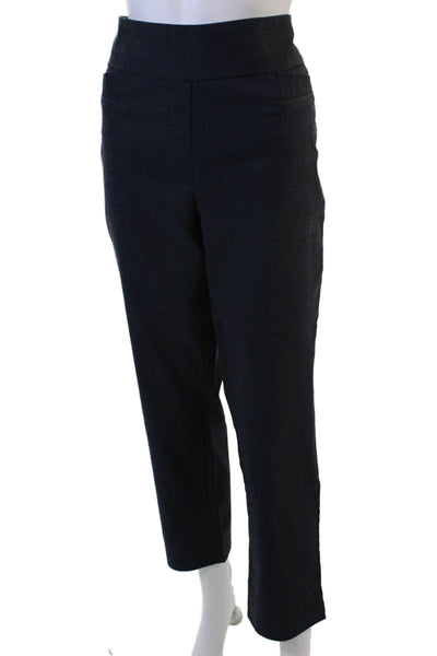 Renuar Women Ankle Cropped Dress Pants Black Size 12