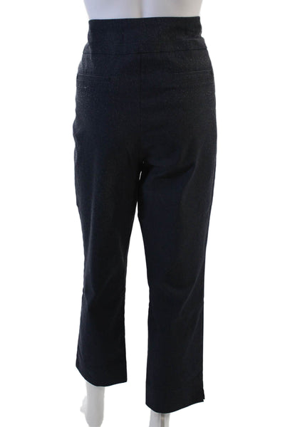 Renuar Women Ankle Cropped Dress Pants Black Size 12