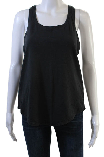 Lululemon Women Basic Black Sleeveless Tank Nylon Blend Size S