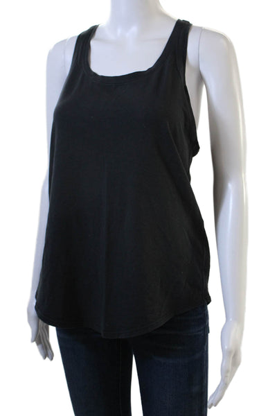 Lululemon Women Basic Black Sleeveless Tank Nylon Blend Size S