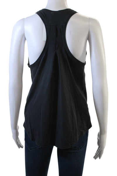 Lululemon Women Basic Black Sleeveless Tank Nylon Blend Size S