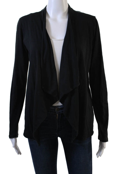 J Crew Womens Black Cotton Long Sleeve Jacket Size S