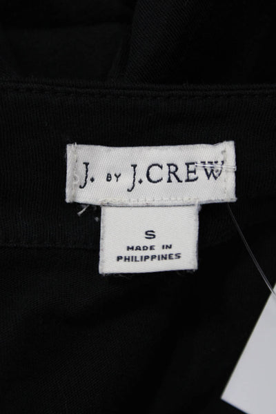 J Crew Womens Black Cotton Long Sleeve Jacket Size S