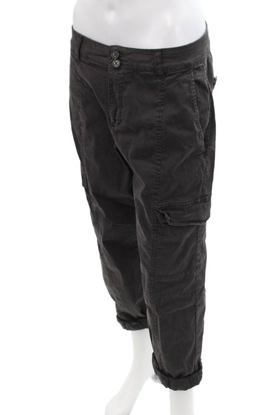 Sanctuary, Unisex, Capri Cargo Cropped Pants Dark Gray Size 31