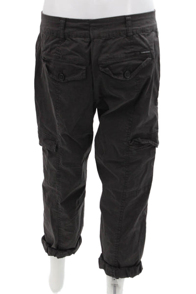Sanctuary, Unisex, Capri Cargo Cropped Pants Dark Gray Size 31