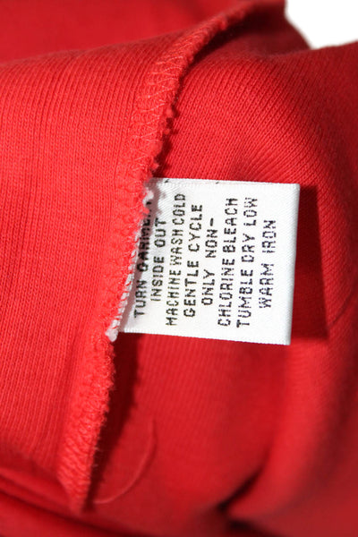 Talbots Women Red Pima Cotton Crew Neck Short Sleeve Basic T-Shirt Size XL
