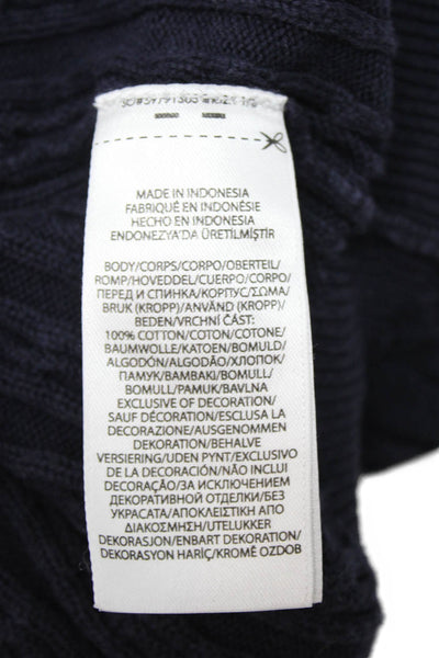 Polo Ralph Lauren Girls Cotton Cable-Knit Cardigan Sweater Blue Size 3