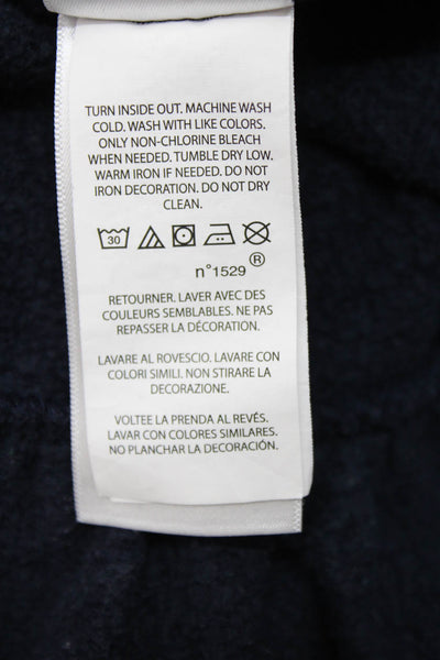 Polo Ralph Lauren Girls Cotton Hooded Long Sleeve Mini Dress Blue Size 3