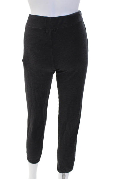 Monrow Womens Cotton Drawstring Skinny Sweatpants Gray Size S