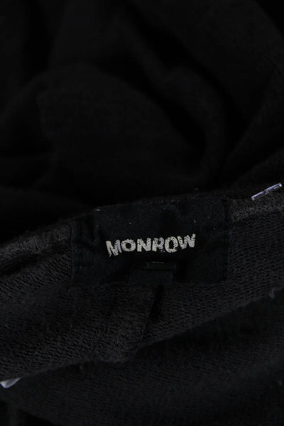 Monrow Womens Cotton Drawstring Skinny Sweatpants Gray Size S