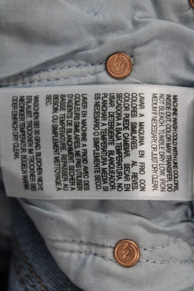 Mother Women Skinny Ankle Dark Blue Jeans Size 25