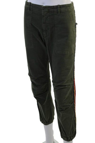Nili Lotan Women Cargo Jogger Pants Green Size 6