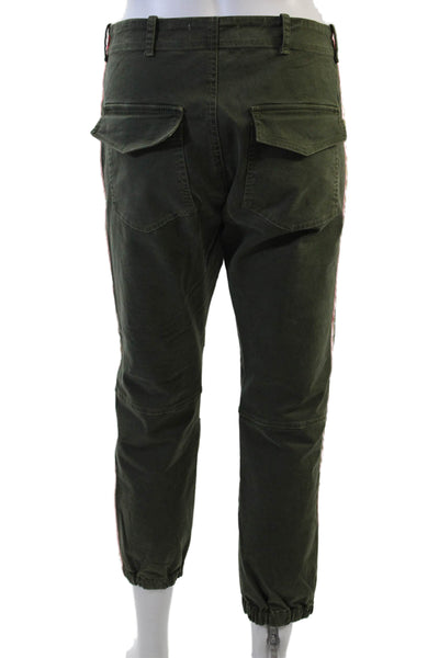 Nili Lotan Women Cargo Jogger Pants Green Size 6