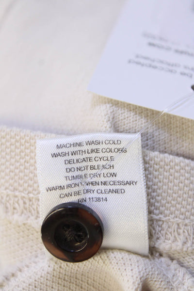 Filson Mends Short Sleeves Crew Neck Polo Shirt White Cotton Size Medium