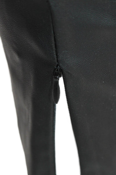 Velvet by Graham & Spencer Women Jegging Pants Black Biker Zip Size S