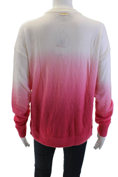 Michael Michael Kors Women Cashmere Pullover Sweater Crew Neck White Size XS