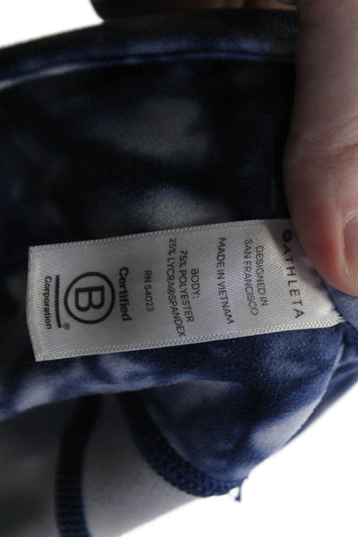 Athleta Women Ankle Leggings Blue Size XS