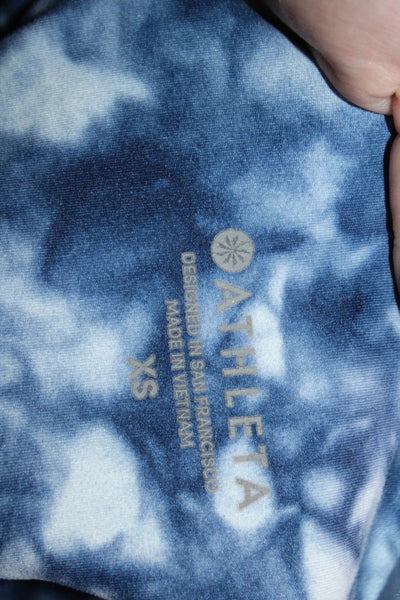 Athleta Women Ankle Leggings Blue Size XS