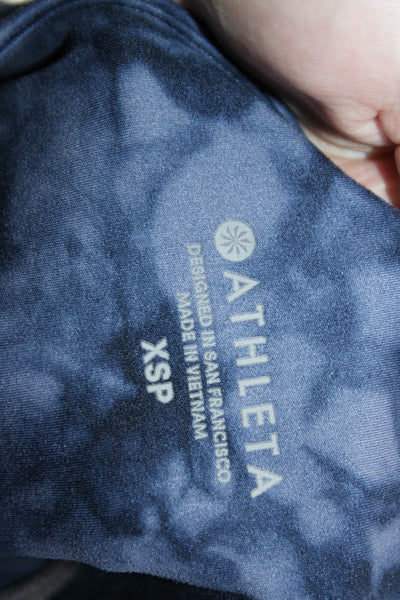 Athleta Women Ankle Leggings Dark Blue Size XS