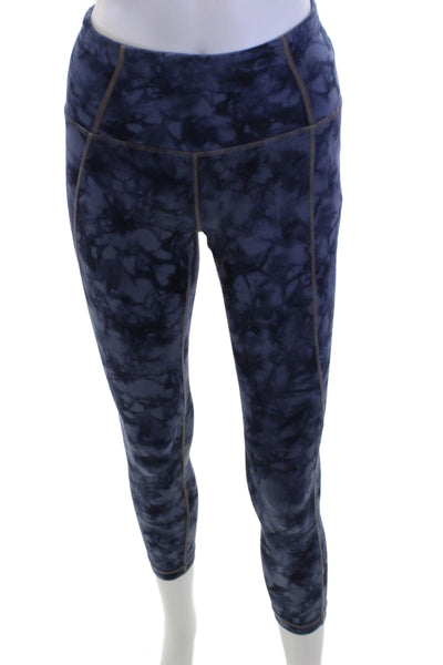 Athleta Women Ankle Cropped Dark Blue Leggings Size XS Petite