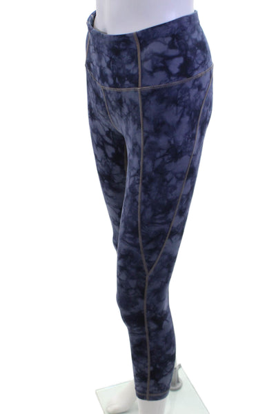 Athleta Women Ankle Cropped Dark Blue Leggings Size XS Petite