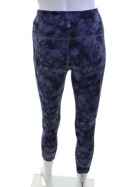 Athleta Women Ankle Cropped Dark Blue Leggings Size XS Petite