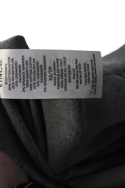 Vince Women Petite Ankle Sweatpants Gray Size XS