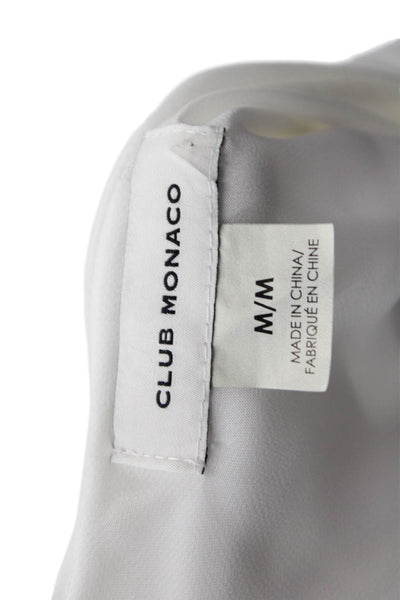 Club Monaco Women White V-Neck Camisole Basic Size M