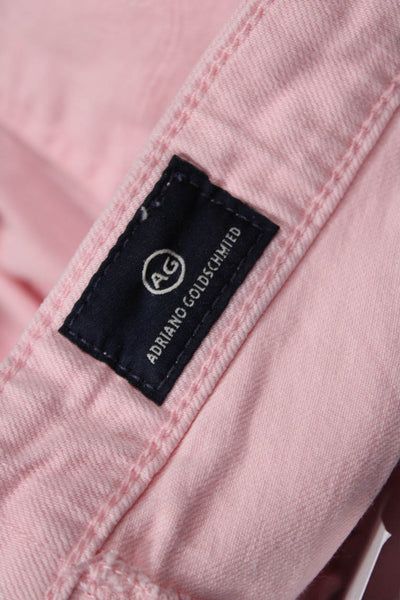 AG Adriano Goldschmied Women Pink Low Rise Skinny Jeans Size 26