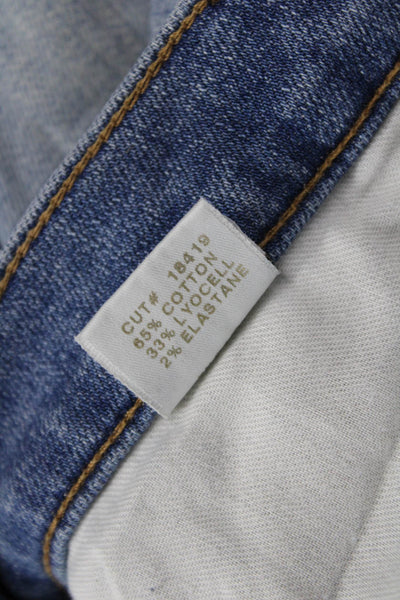 J Brand Women Cropped Ankle Jeans Light Blue Low Rise Size 28