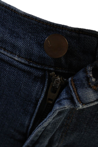 J Brand Women Ankle Cropped Skinny Jeans Dark Blue Size 29