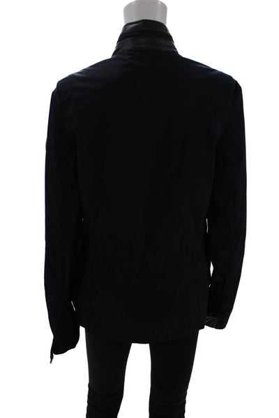 More Down Eight Unisex Military Jacket Dark Blue Button Size 46