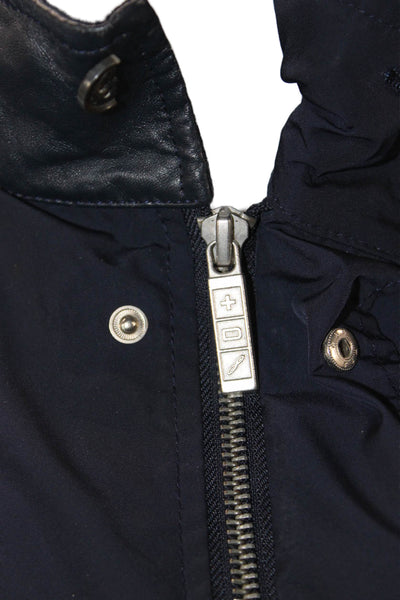 More Down Eight Unisex Military Jacket Dark Blue Button Size 46