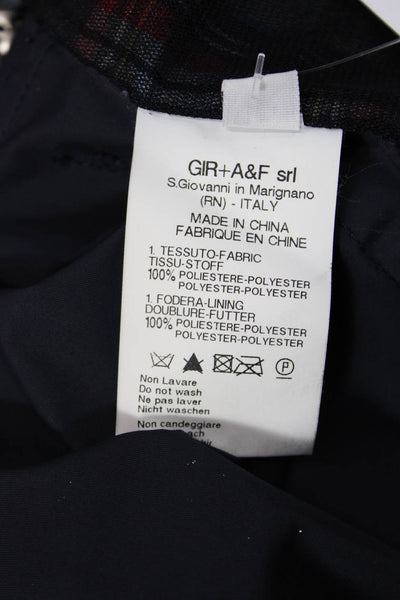 More Down Eight Unisex Military Jacket Dark Blue Button Size 46